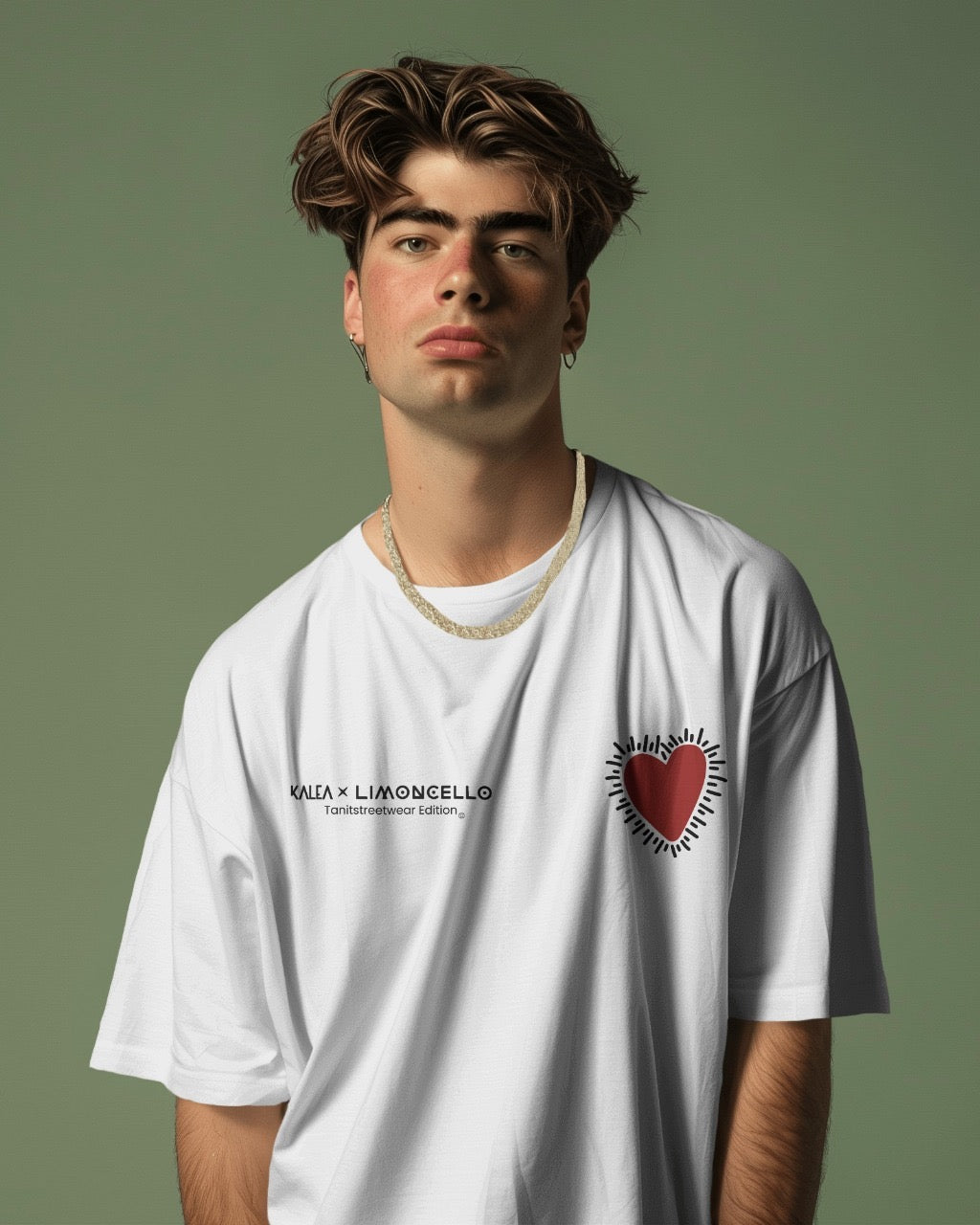 The Limoncello Drop – White Cropped Fit Oversized