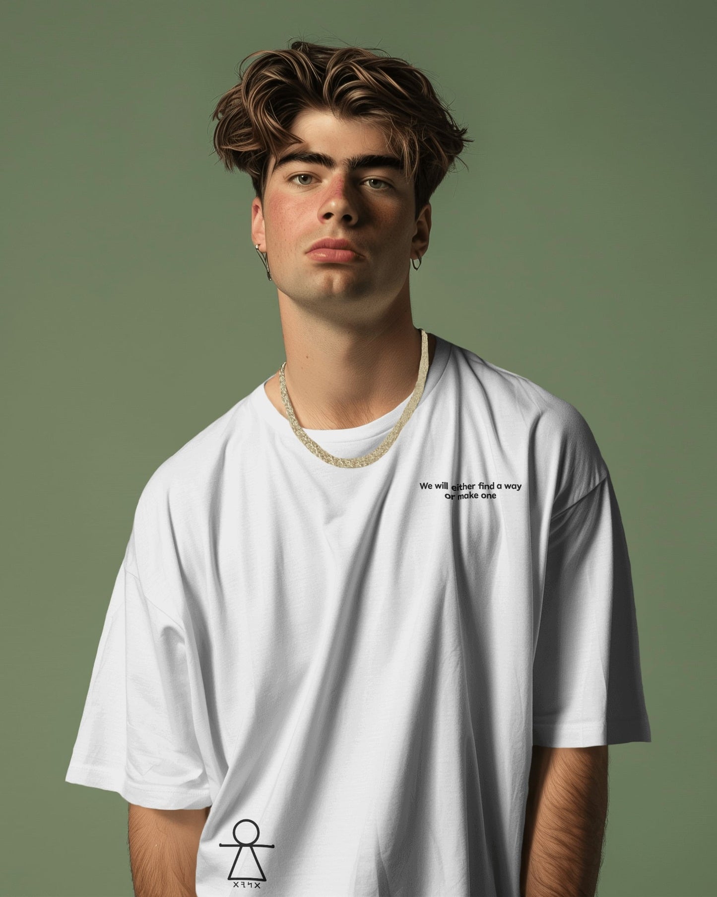 Premium Heavyweight Cropped White Tee Hannibal