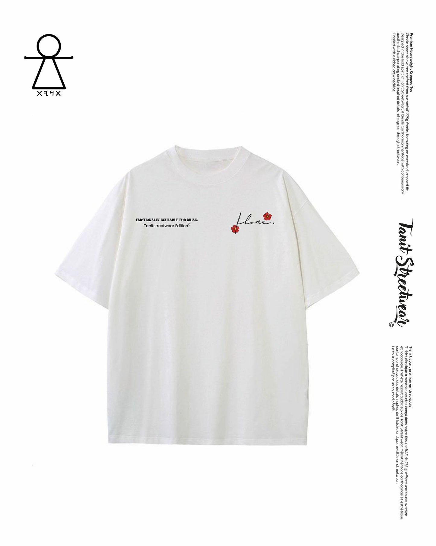 Cropped Tee – Flore x Tanit 🌺 Exclusive collab 🌺