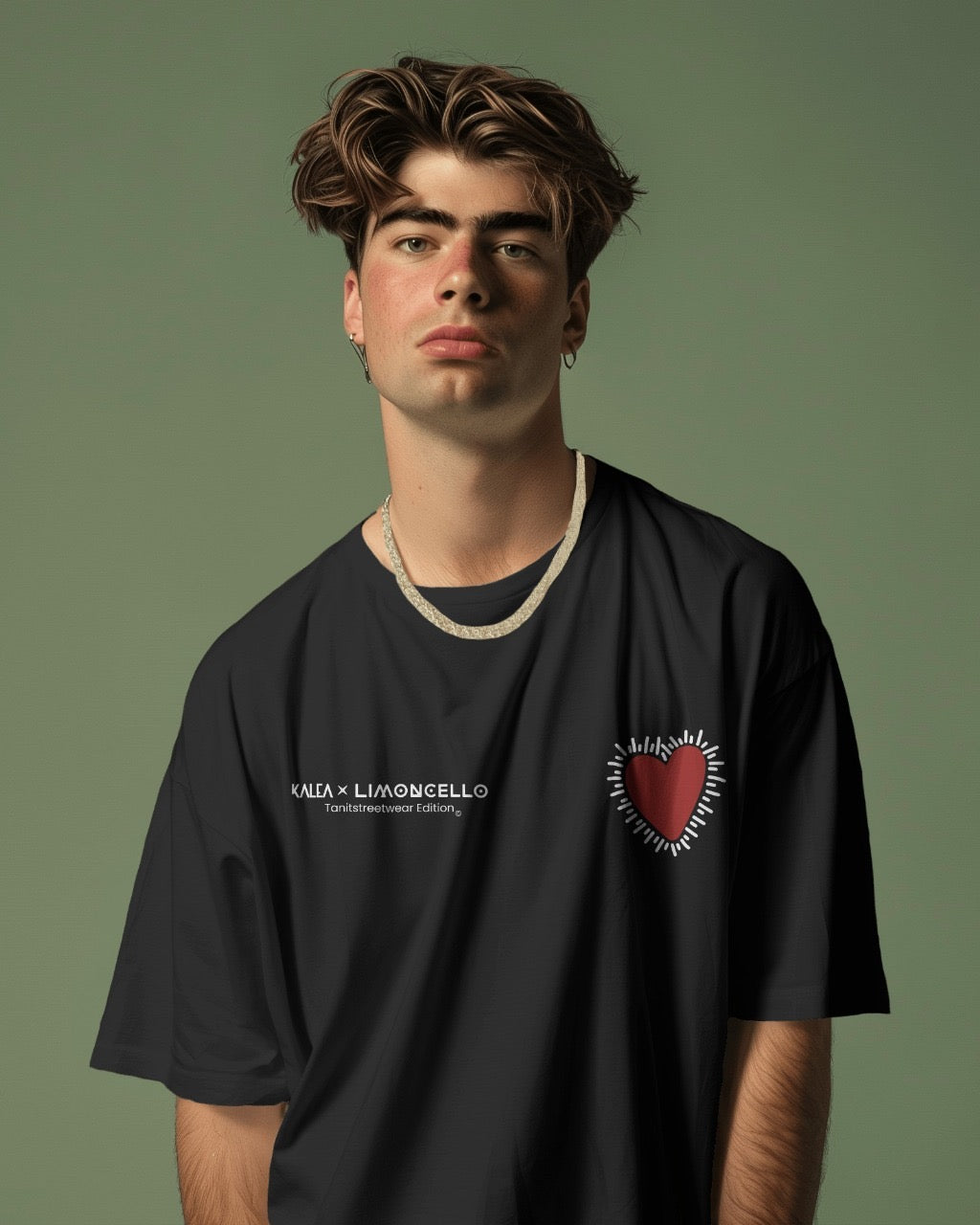The Limoncello Drop – Black Cropped Fit Oversized