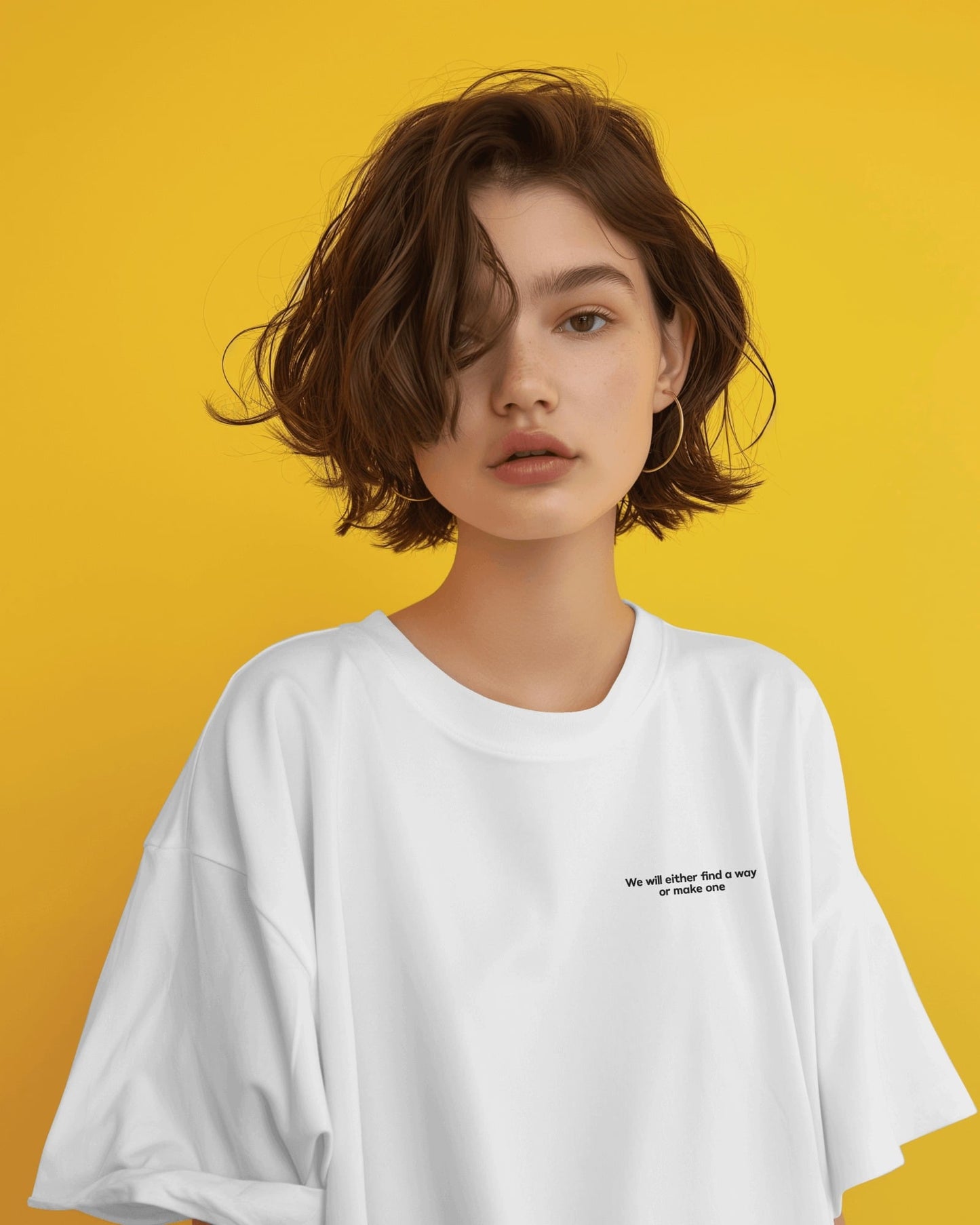 Premium Heavyweight Cropped White Tee Hannibal