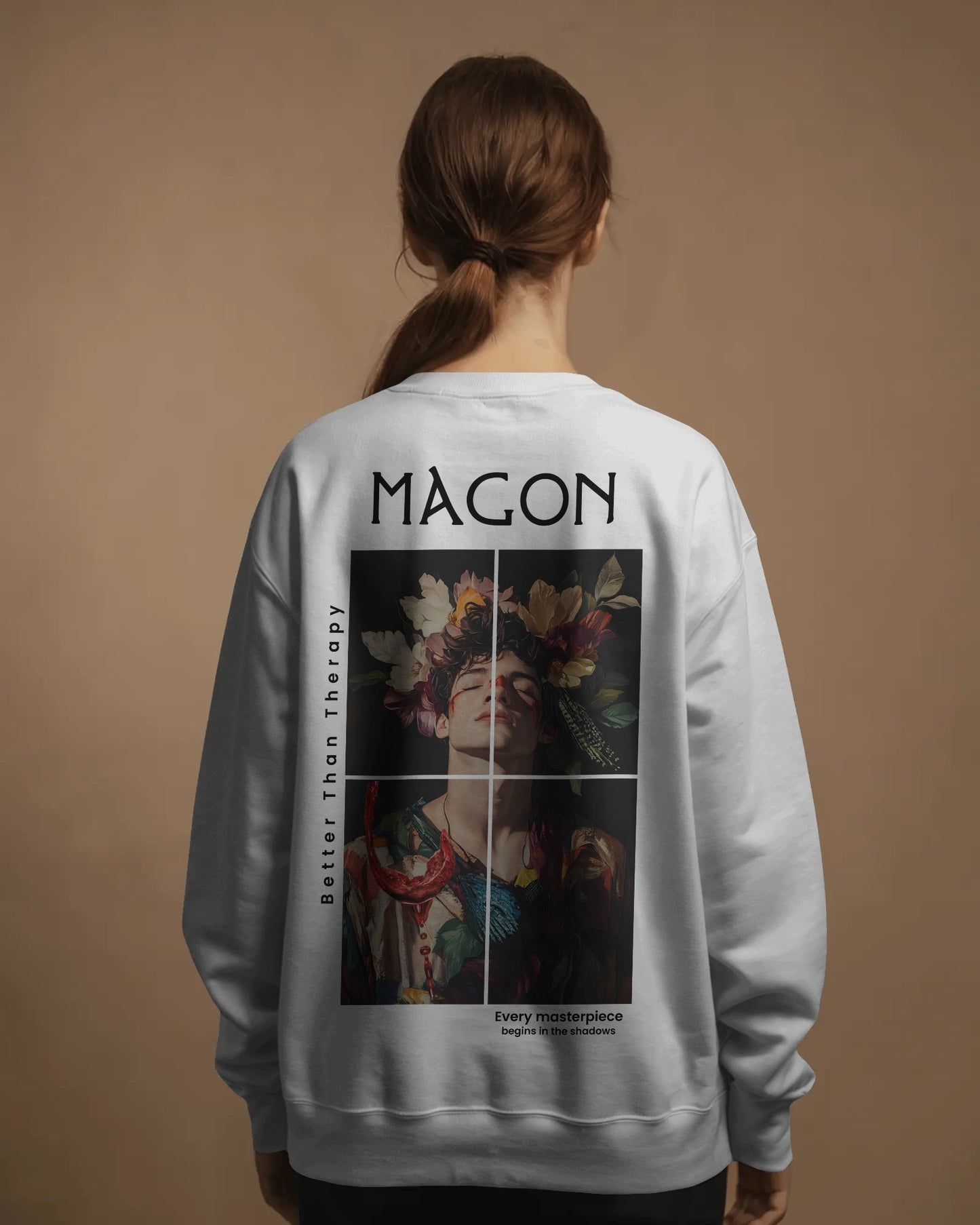 MAGON – White Sweat-shirt