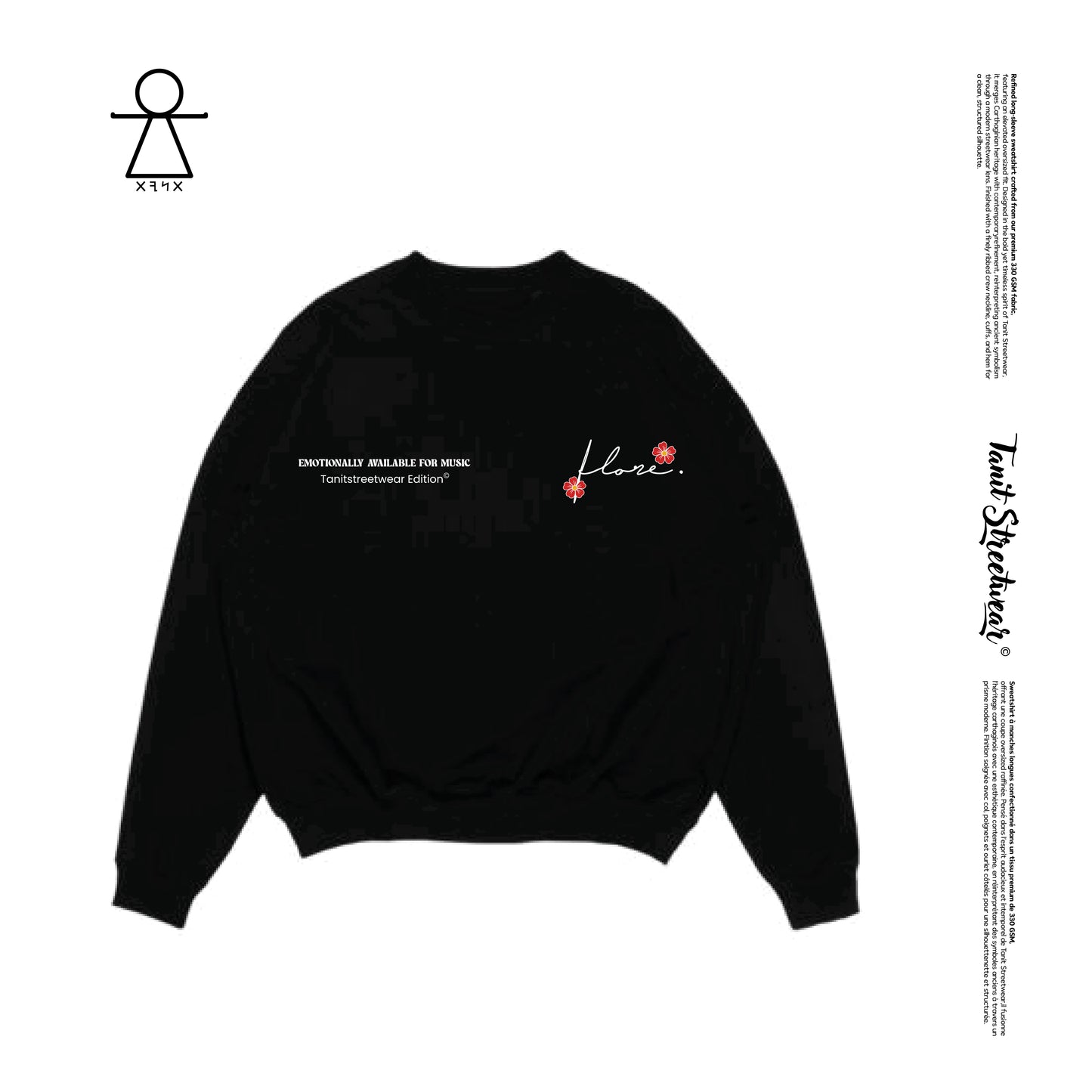 Premium Sweatshirt Flore x Tanit 🌺