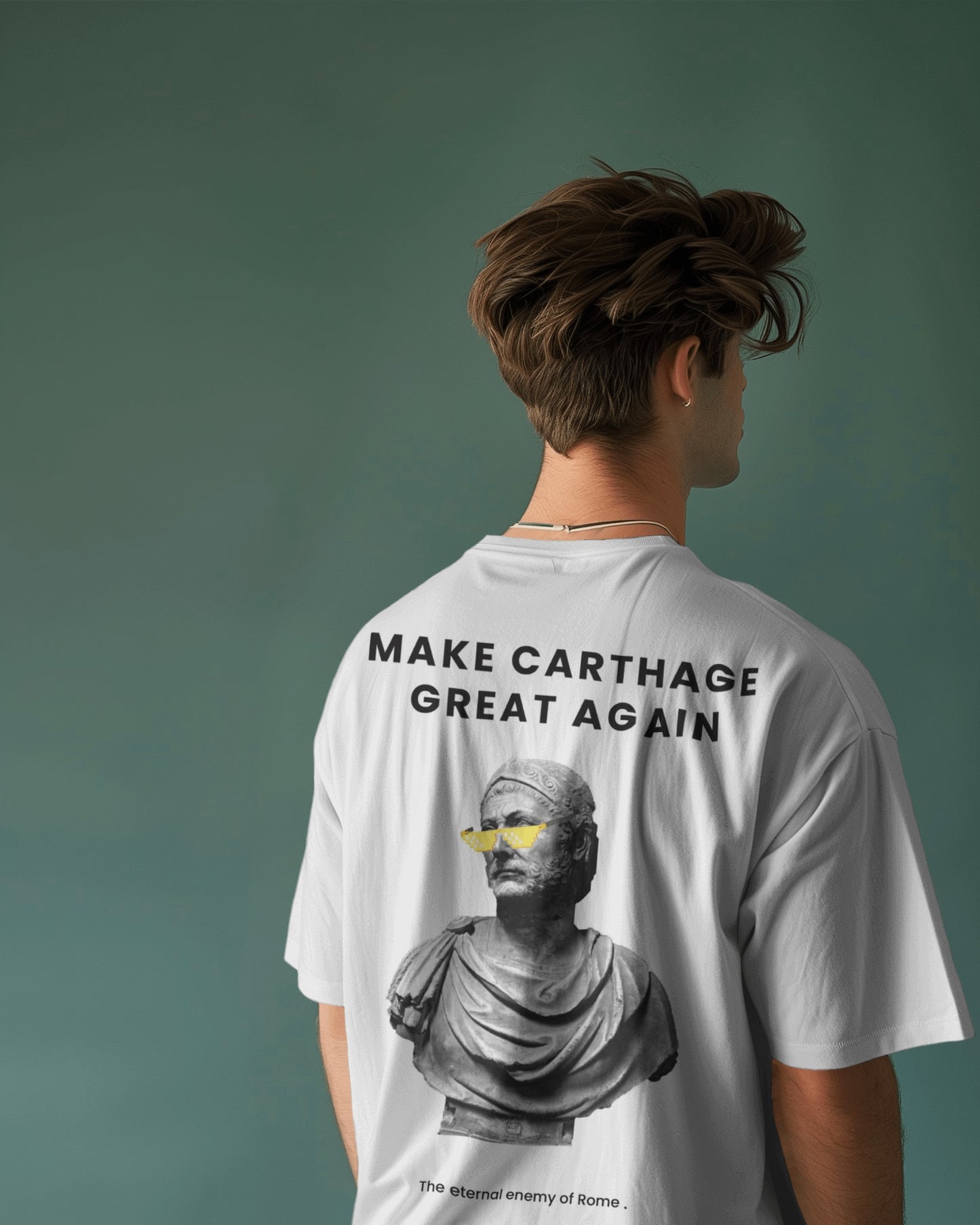 Premium Heavyweight Cropped White Tee Hannibal