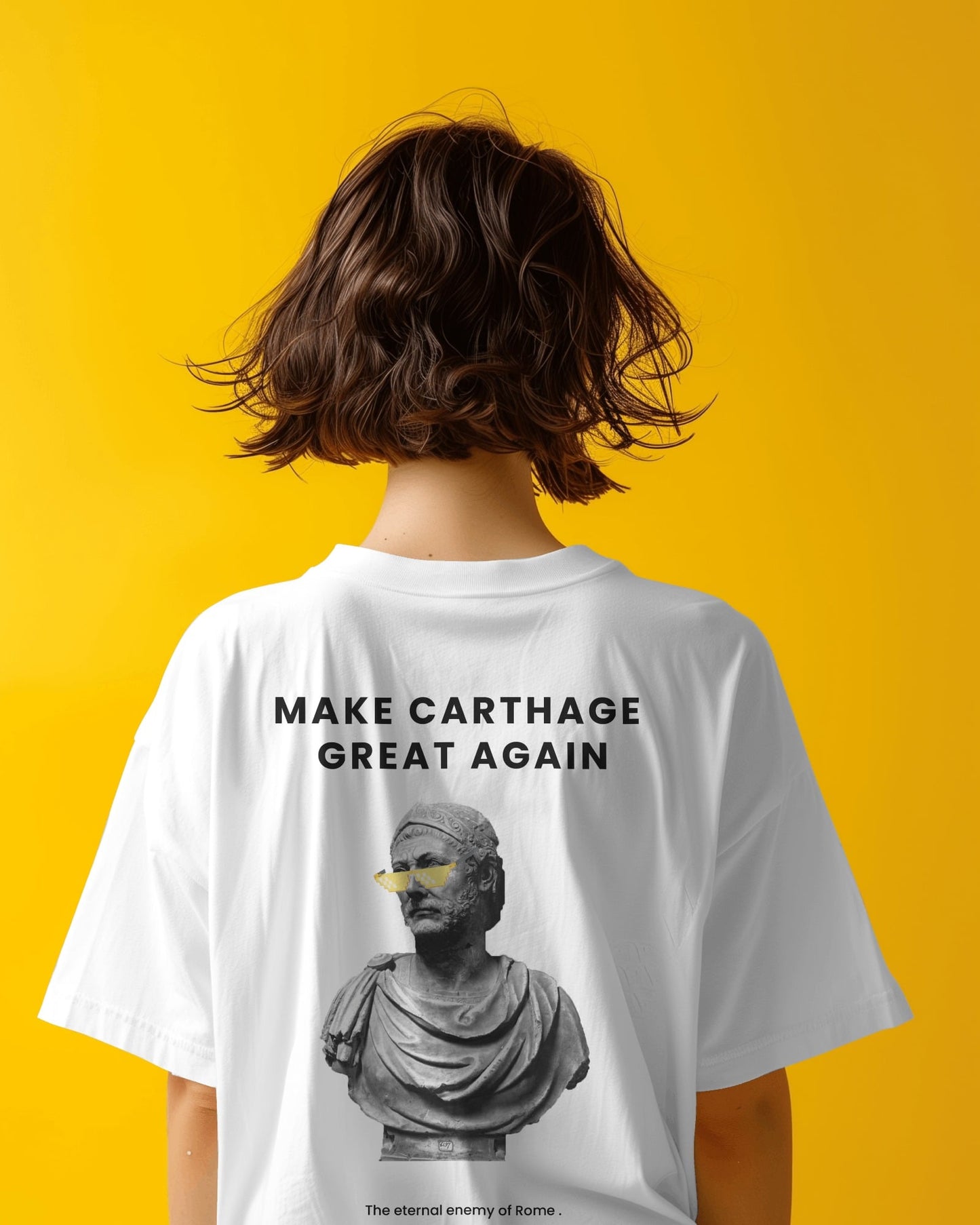 Premium Heavyweight Cropped White Tee Hannibal