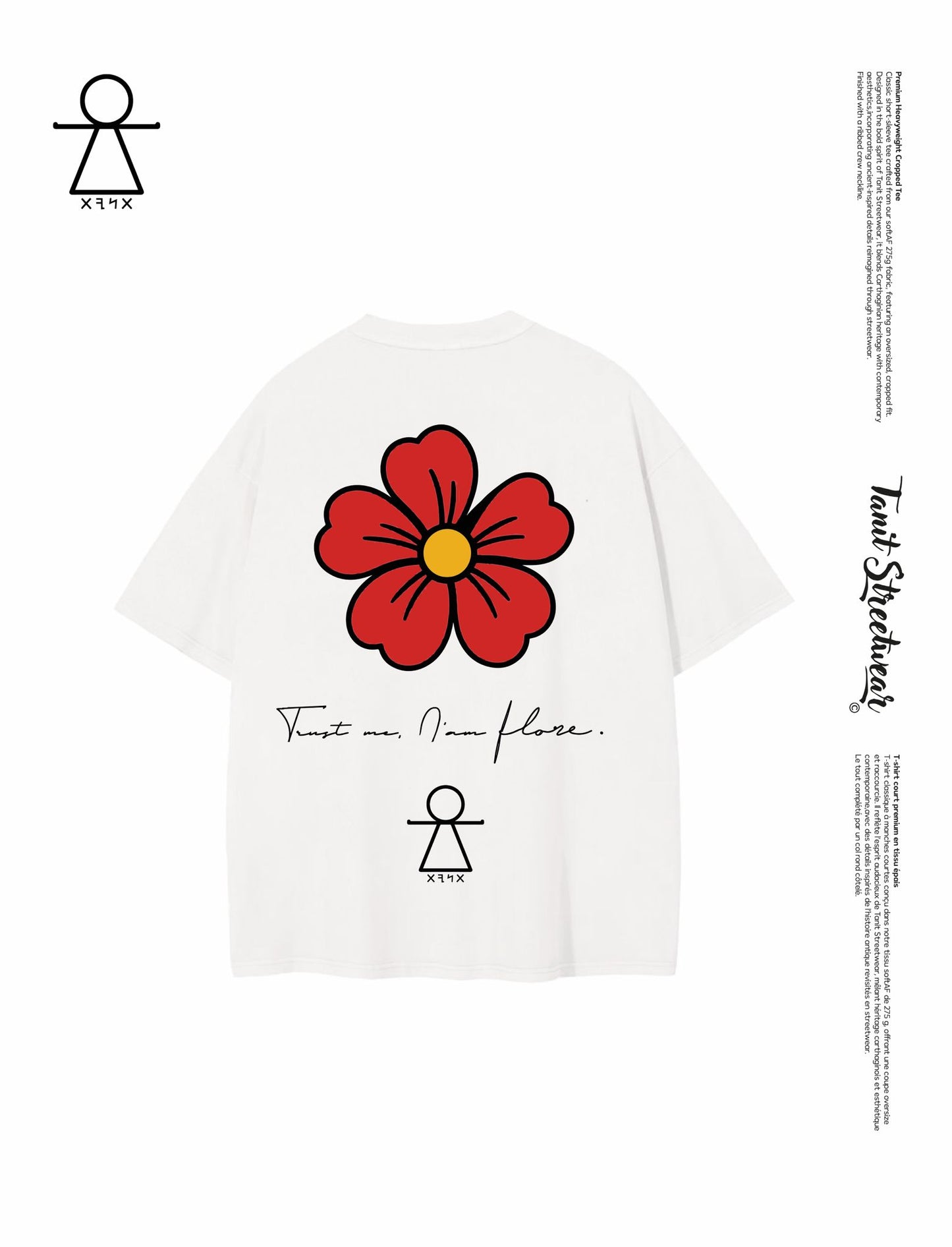 Cropped Tee – Flore x Tanit 🌺 Exclusive collab 🌺