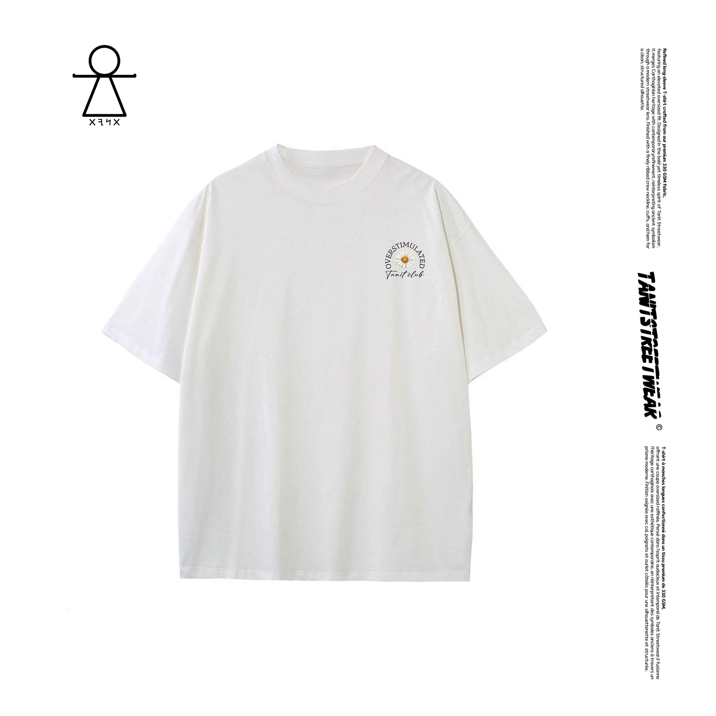 Fleur de Tanit 🌼White T-shirt Premnium Quality