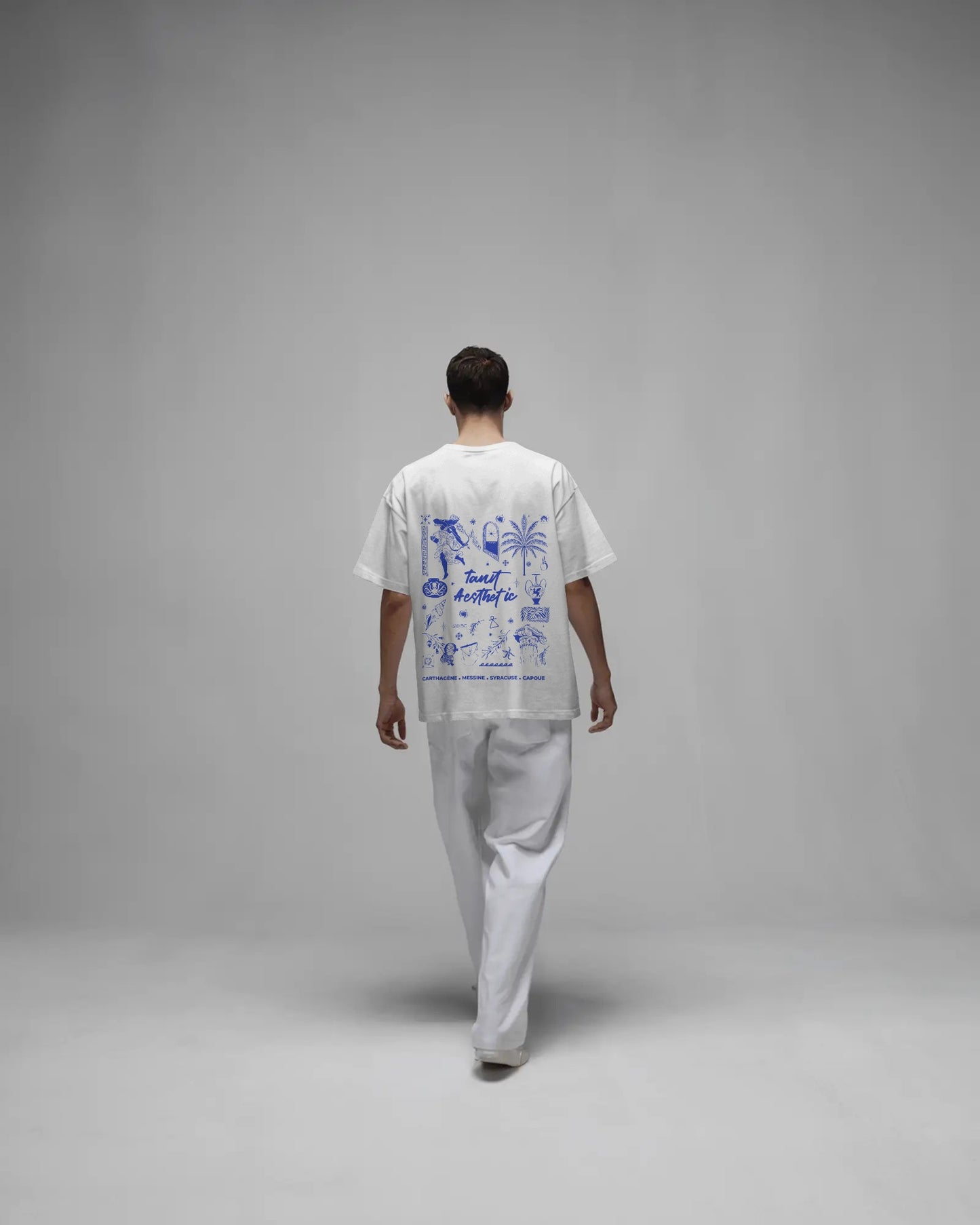 Aesthetic Tanit - Cropped Oversized Tee