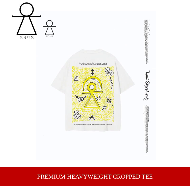 Premium Heavyweight Cropped Tee by@Outfy